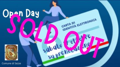 15° OPEN DAY C.I.E. – APERTURA STRAORDINARIA UFFICIO ANAGRAFE RILASCIO CARTA DI IDENTITÀ ELETTRONICA SABATO 17 OTTOBRE 2026